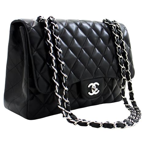 chanel oversized chain bag|authentic chanel bag.